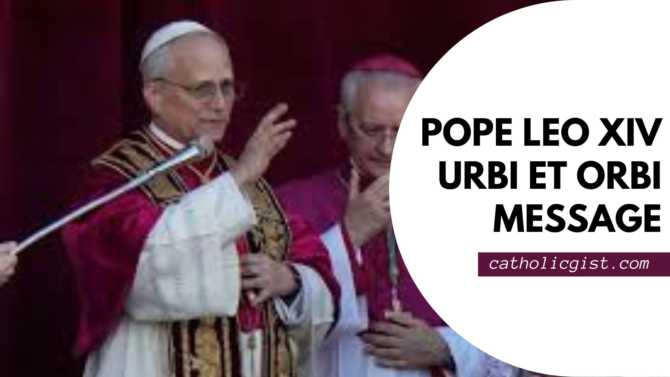 Poe Leo XIV urbi et Orbi message Easter 2026