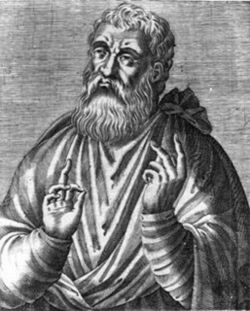 Saint Justin Martyr, early Church Father and Christian apologist who died for his faith