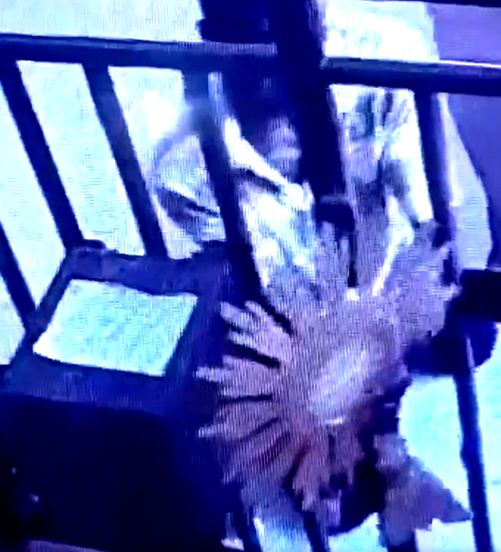 CCTV footage shows unidentified individual inside St Mulumba Parish chapel during break-in where monstrance containing Blessed Sacrament was stolen in Owerri, Nigeria