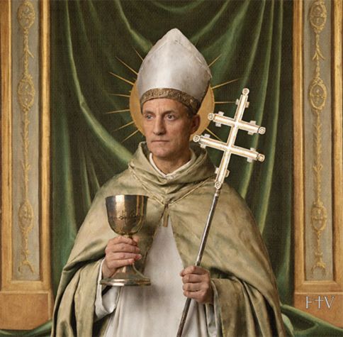 Saint Norbert of Xanten, founder of the Premonstratensian Order and Archbishop of Magdeburg