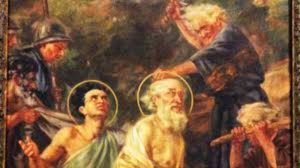 Saints Marcellinus and Peter, Roman martyrs honored in the Eucharistic Prayer