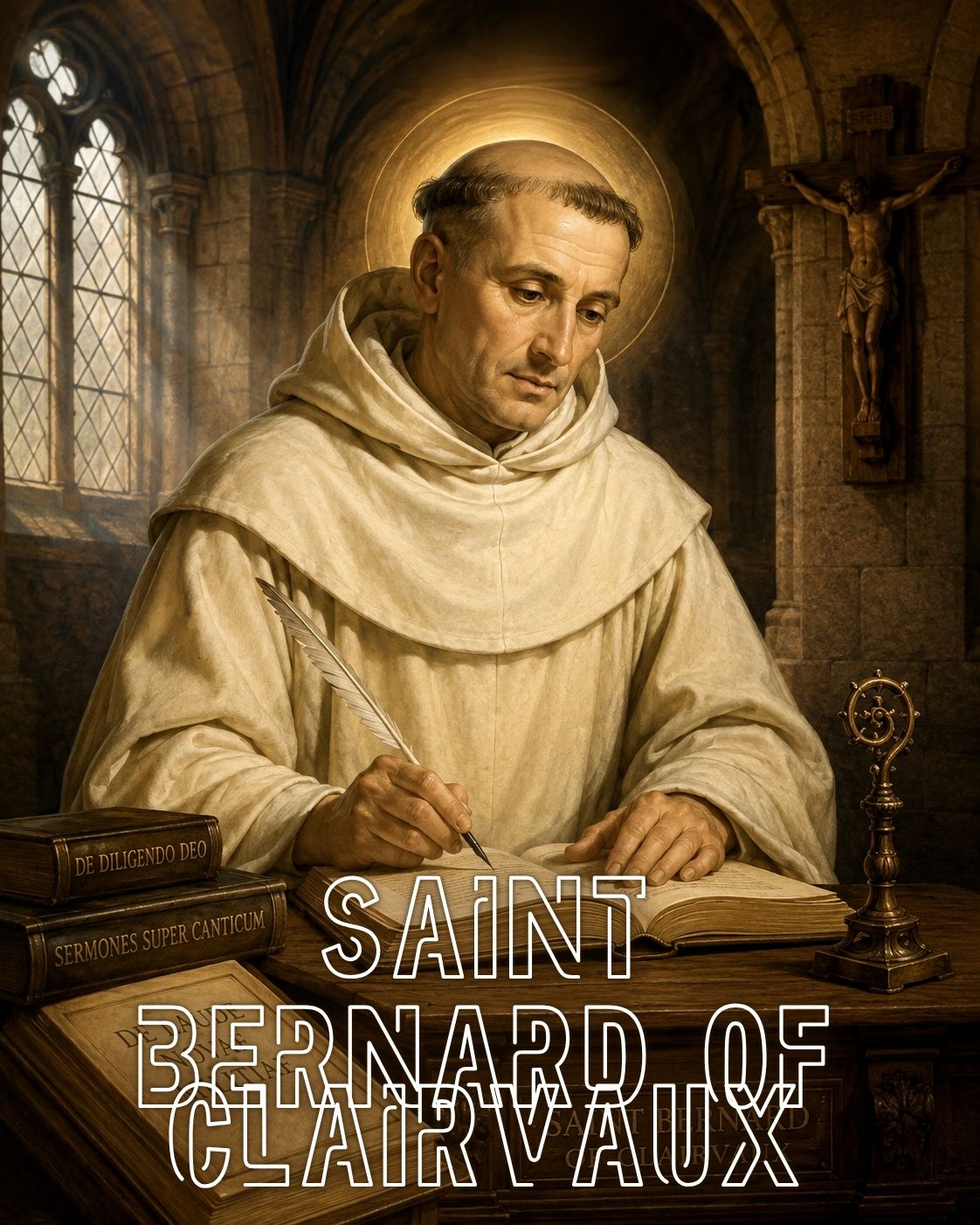 Saint Bernard of Clairvaux mystic Doctor Church