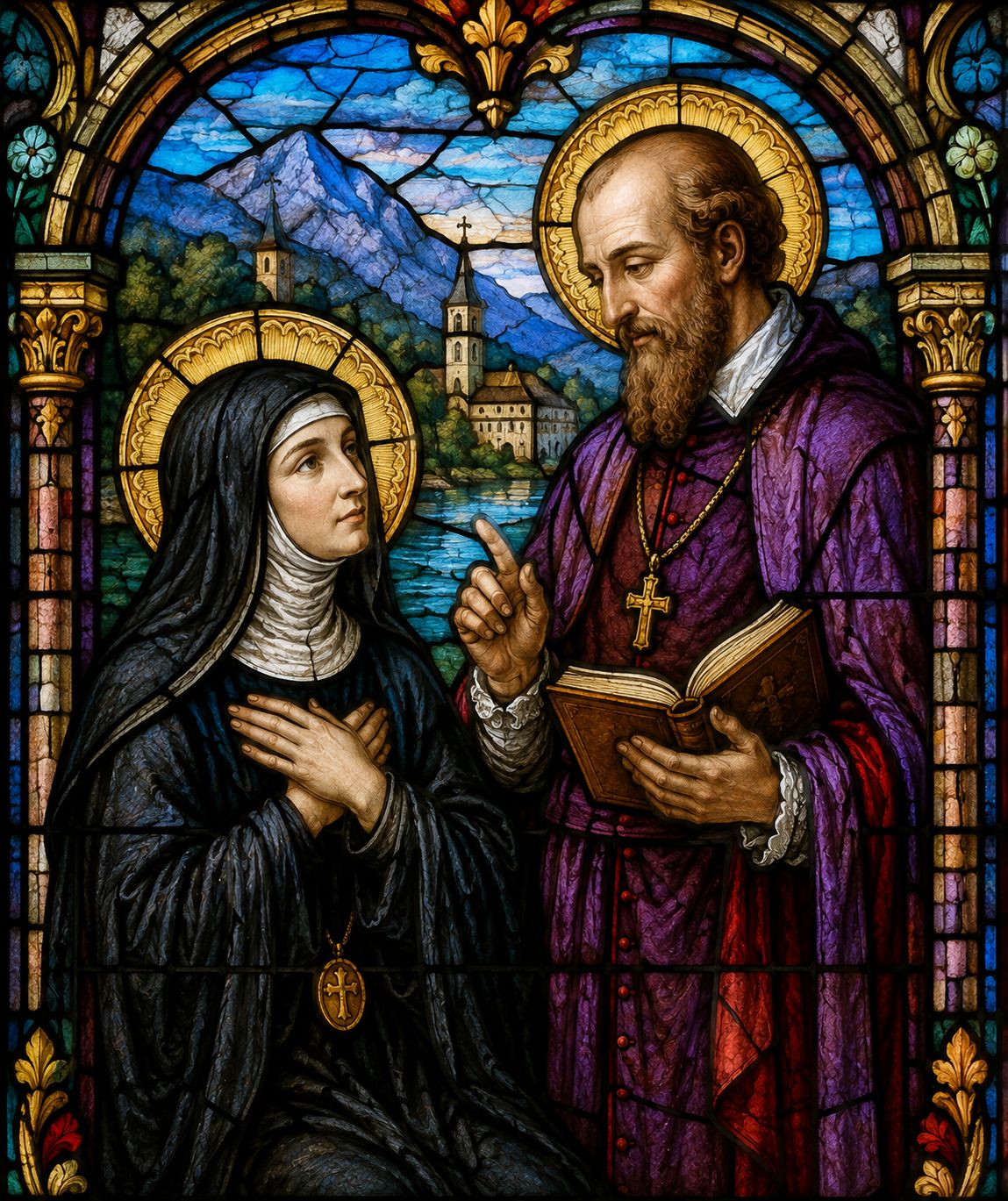 Saint Jane Frances de Chantal Visitation founder