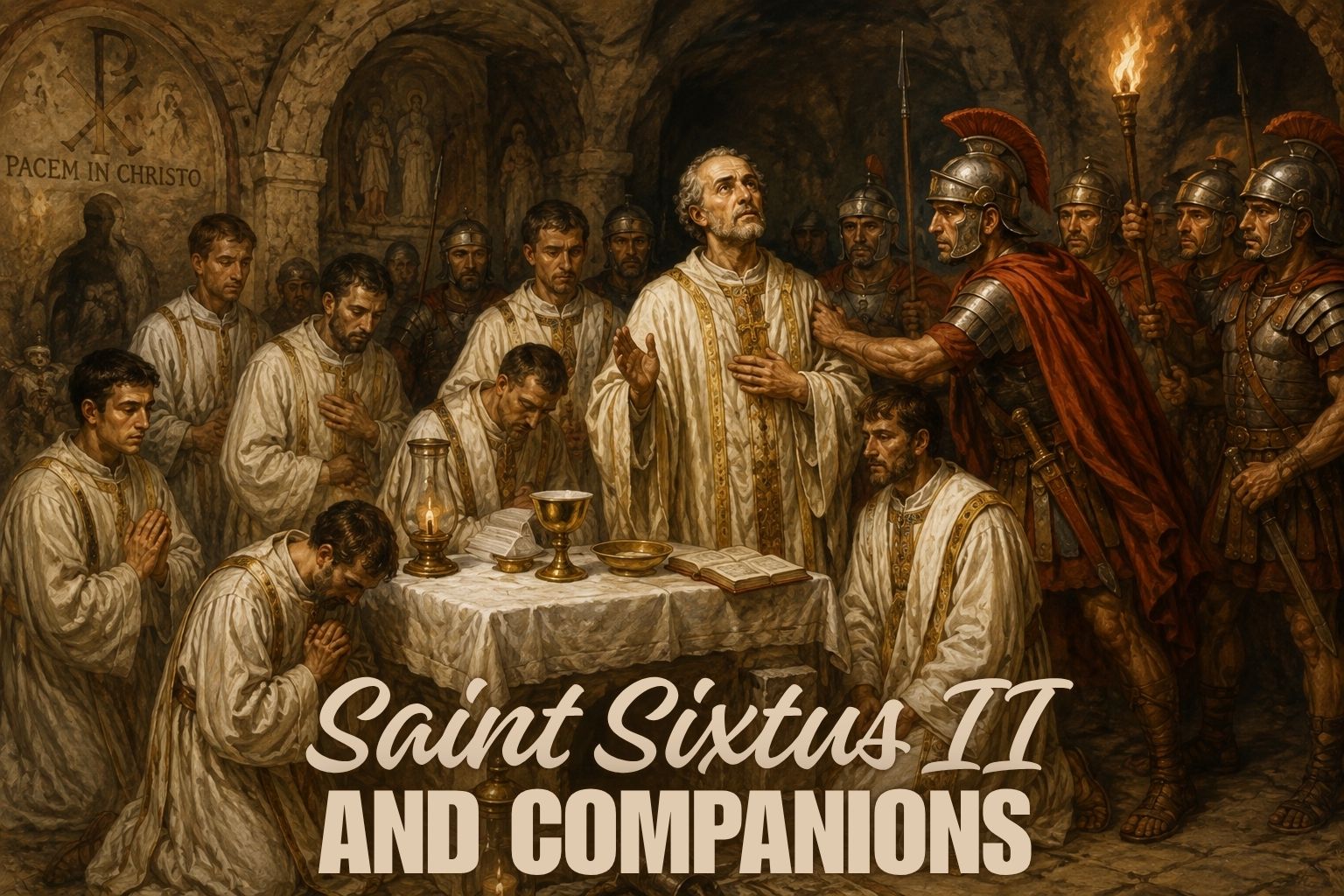 Saint Sixtus II and Companions martyrdom catacombs