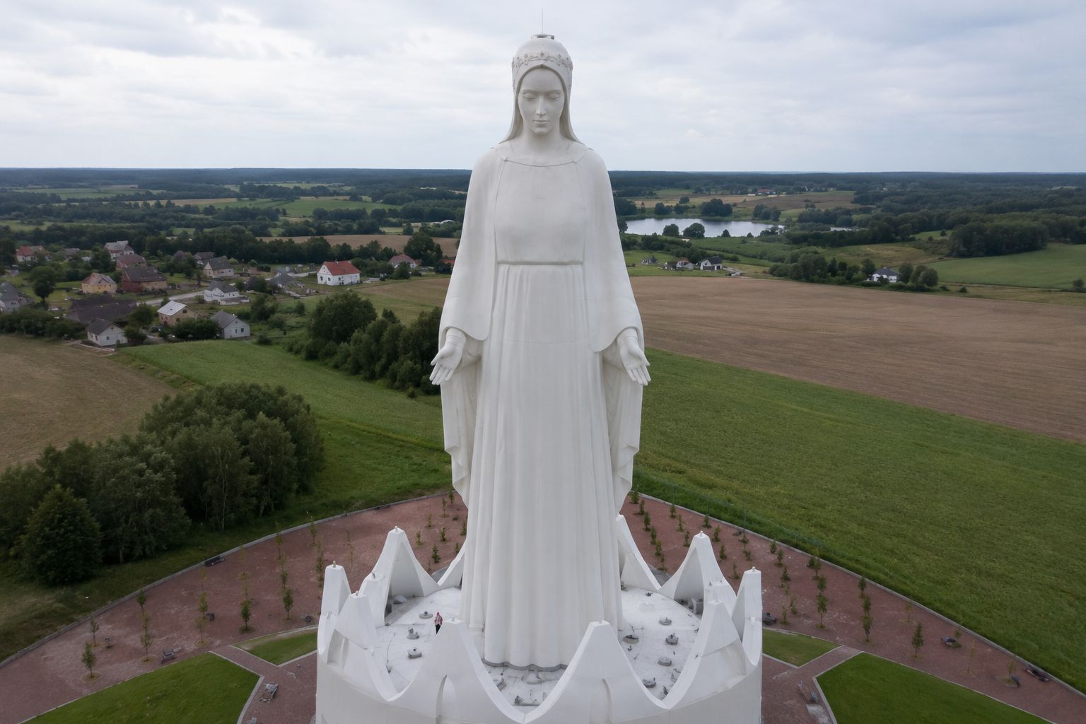 Tallest Marian statue Konotopie Poland Assumption