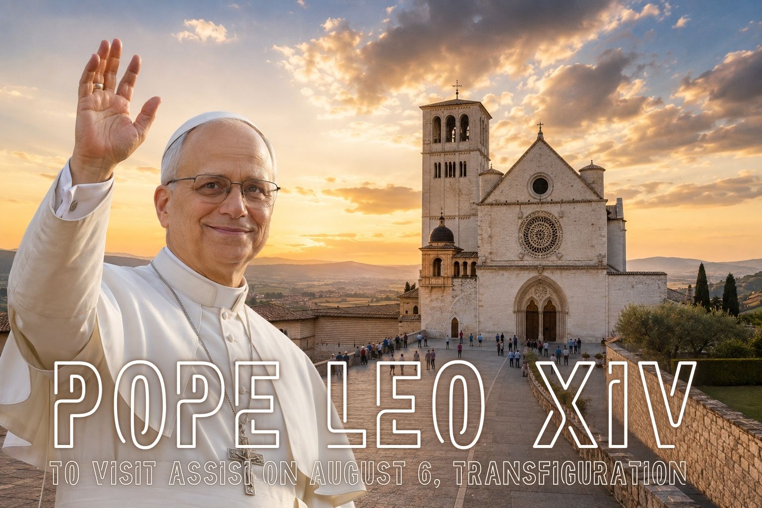 Pope Leo XIV to visit Assisi on August 6 for the Feast of the Transfiguration pastoral visit announcement