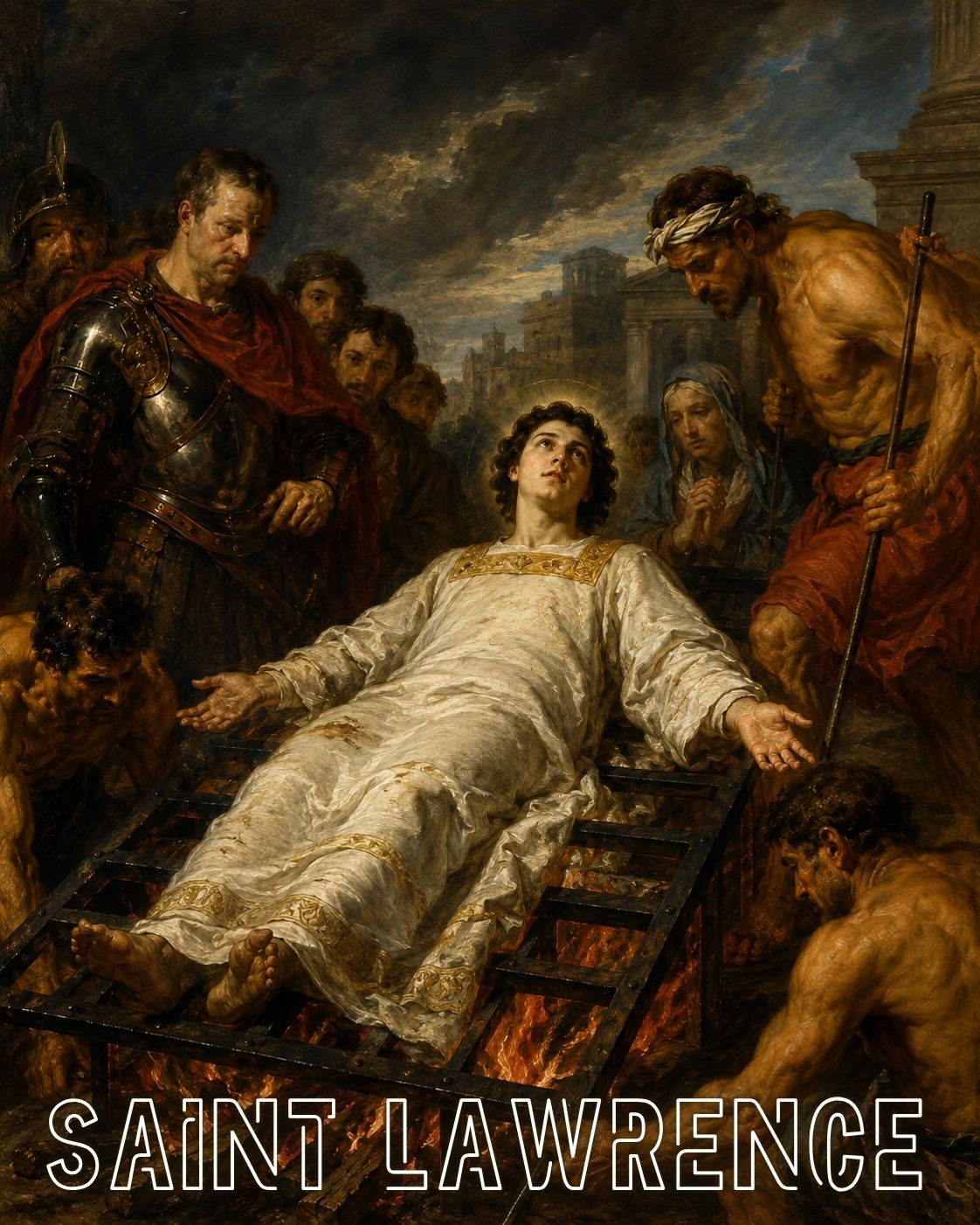 Saint Lawrence Deacon and Martyr gridiron