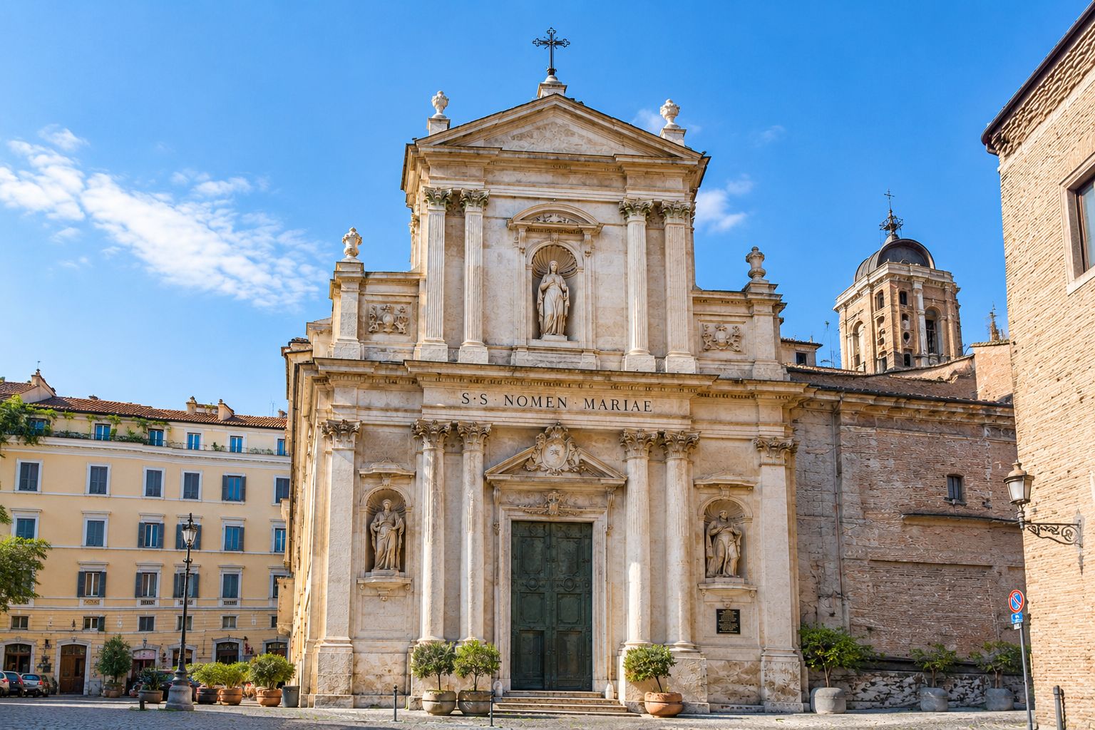Feast of the Most Holy Name of Mary church dedicated in Rome