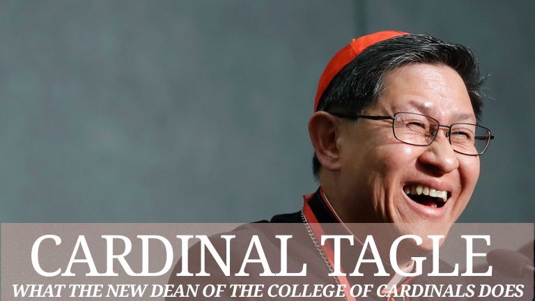Cardinal Tagle, the new Dean of the College of Cardinals